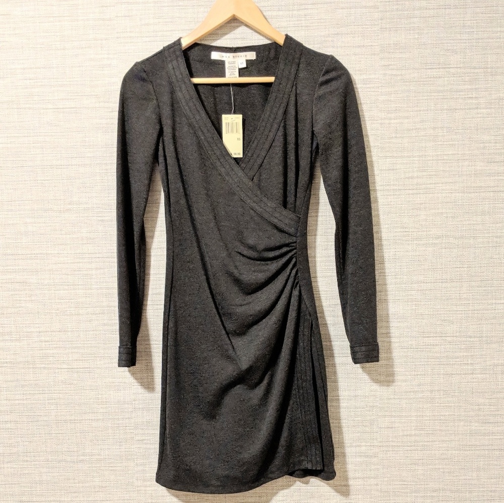 Max Studio Faux Wrap Sheath Dress